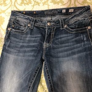 EUC Miss Me size 32 13/14 Jeans